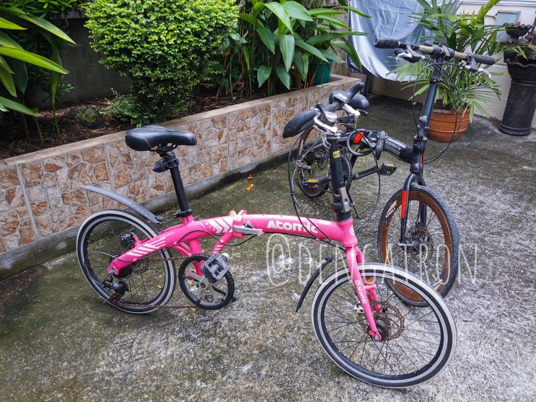 Folding Bikes Trinx Dolphin 2.0 and Atomic Fit, Sports Equipment