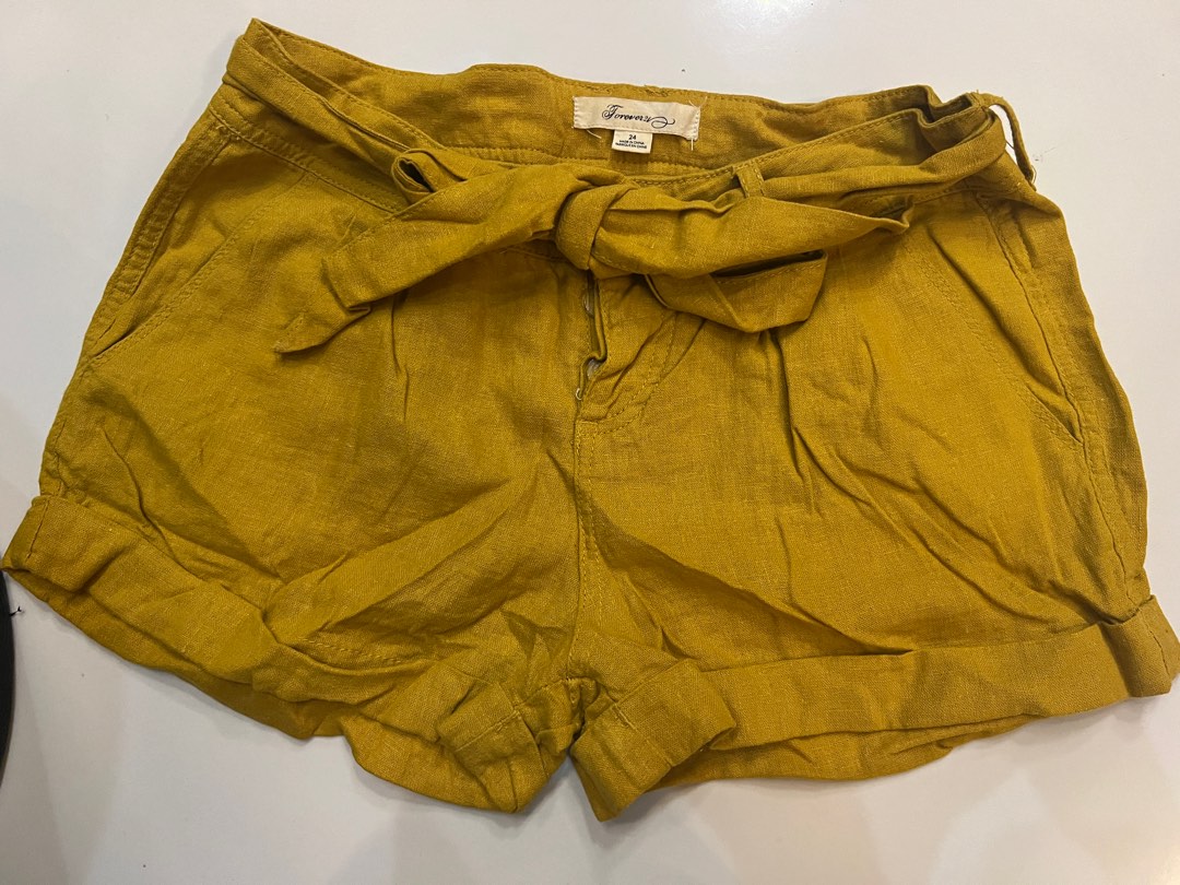 Forever 21 linen cheap shorts