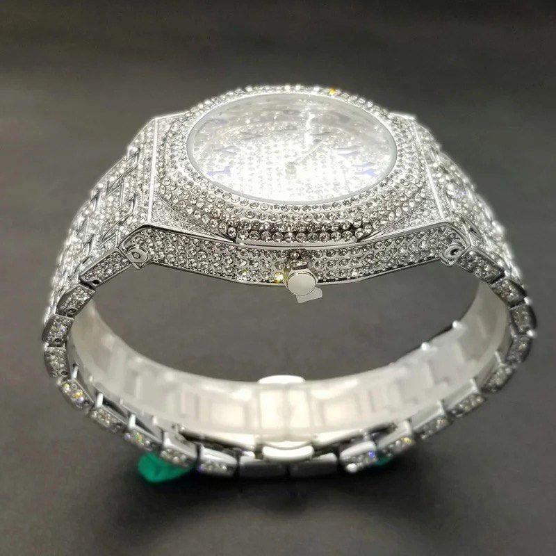 FULLY ICED OUT AP STYLE DIAMOND WATCH Men s Fashion Watches