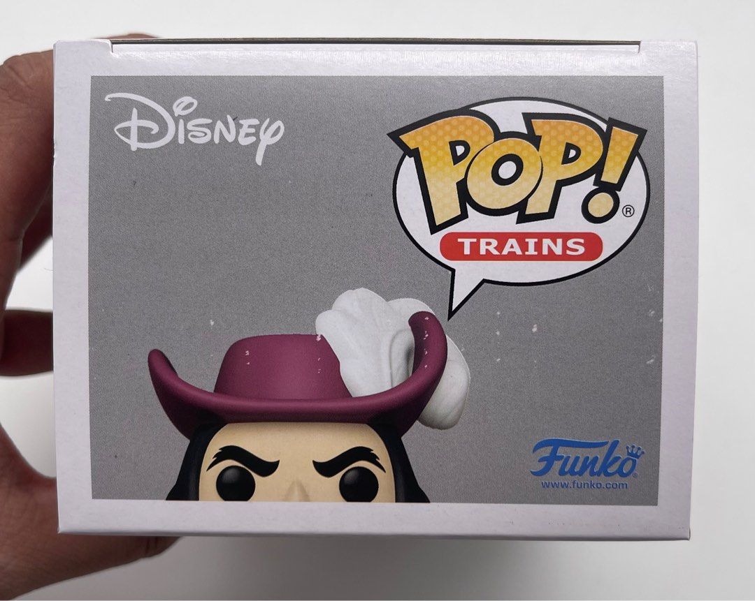 Funko Pop! Trains Disney Villains - Captain Hook In Cart with free  protector, Hobbies & Toys, Toys & Games on Carousell