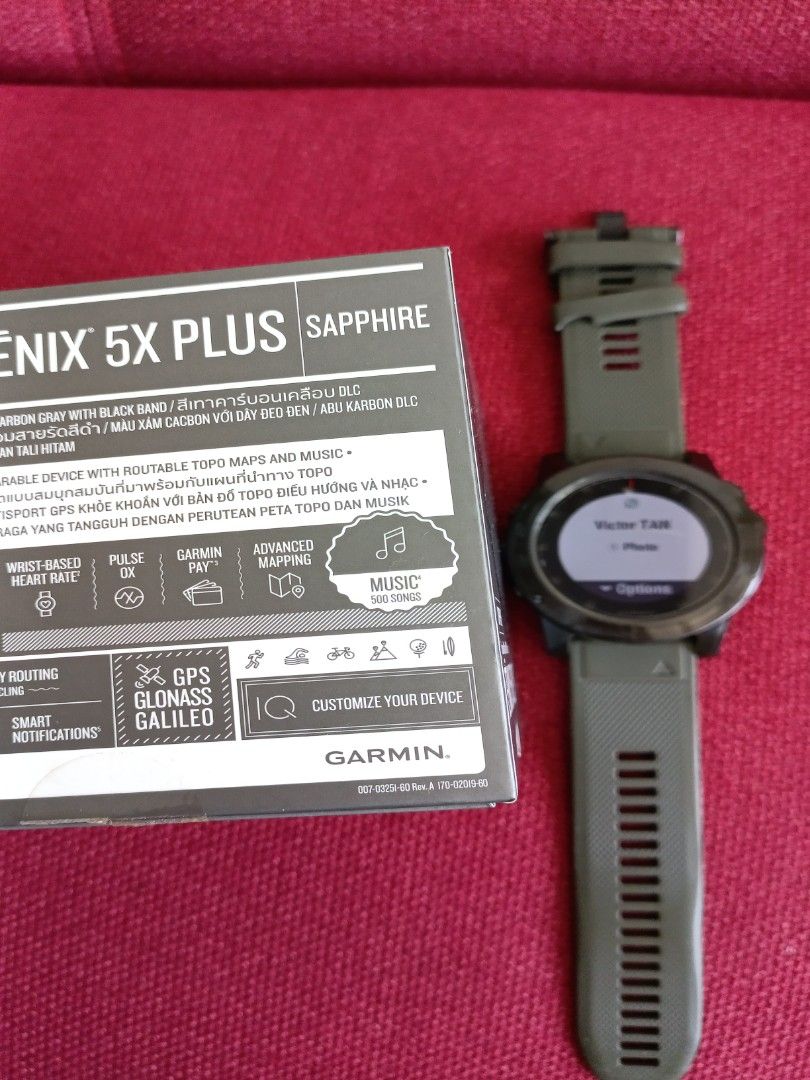 Garmin 5x clearance plus sapphire
