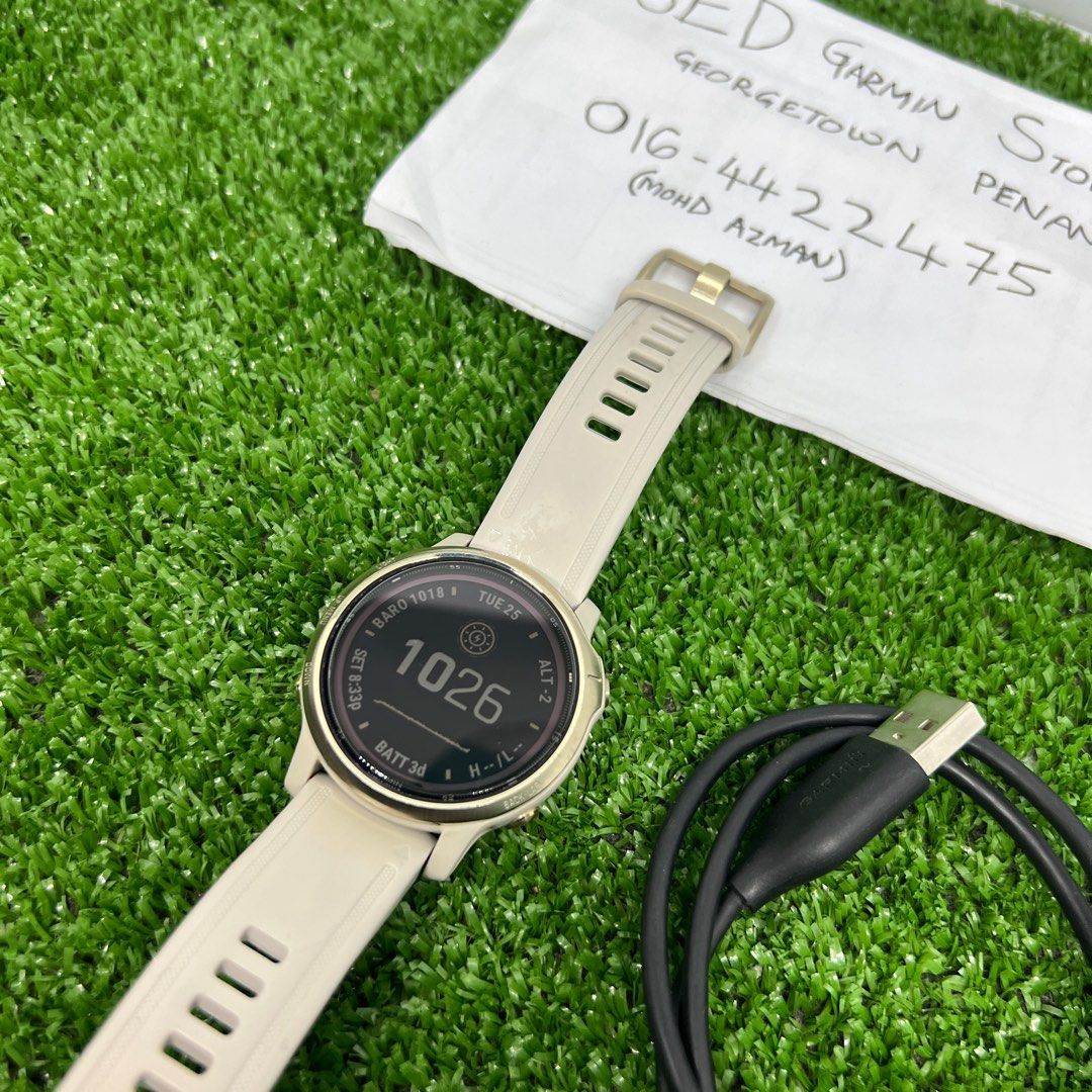 Fenix 6s pro solar light hotsell gold