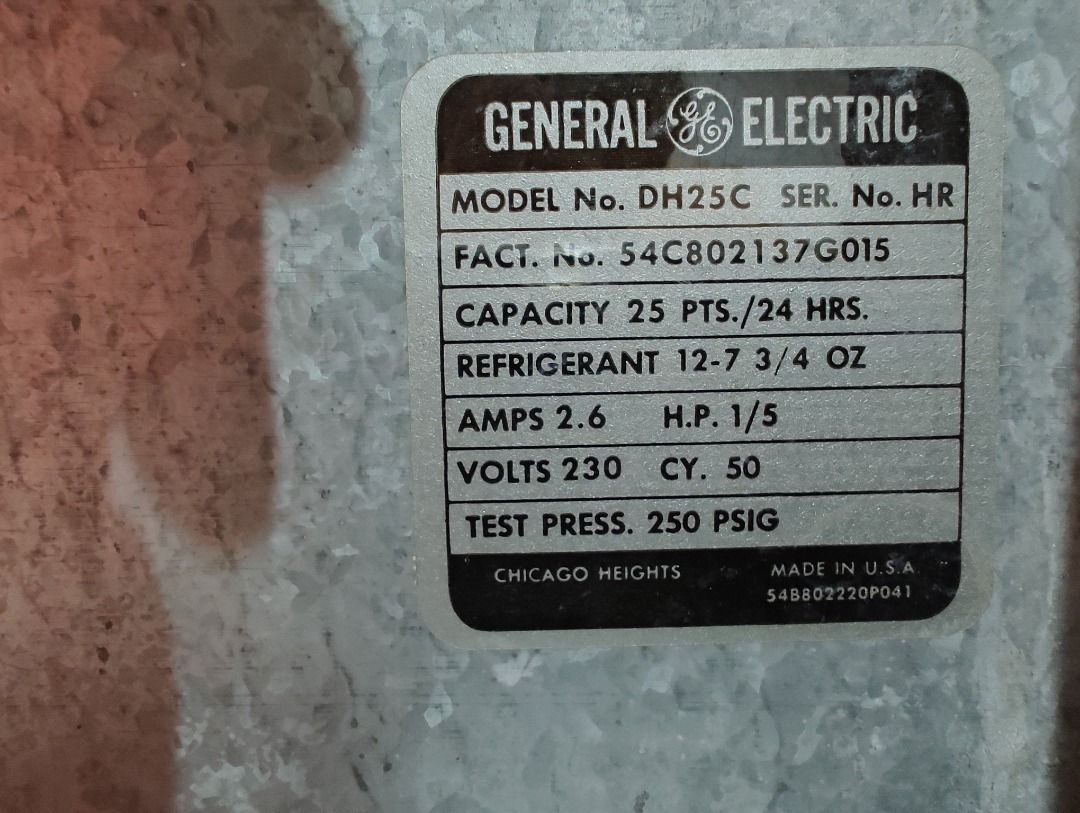 GE made in USA General Electric sahara 25 lama vintage rare antik antique, Hobbies & Toys