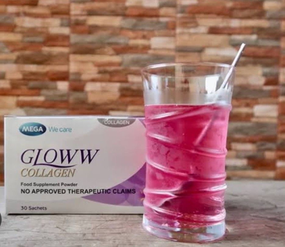 Gloww Collagen (Category: Health Food, Drinks & Tonics) located in Quezon City. Submitted by titusjay (Listing ID 1245079092, Image 1). Description: Gloww Collagen 1 box ( 30 sachet ).