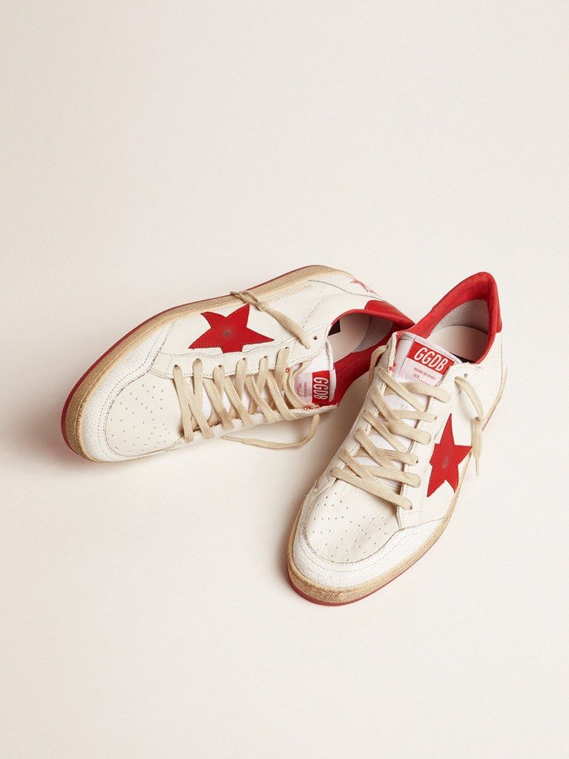 Golden Goose Ball Star Red Male Size 46 Carousell