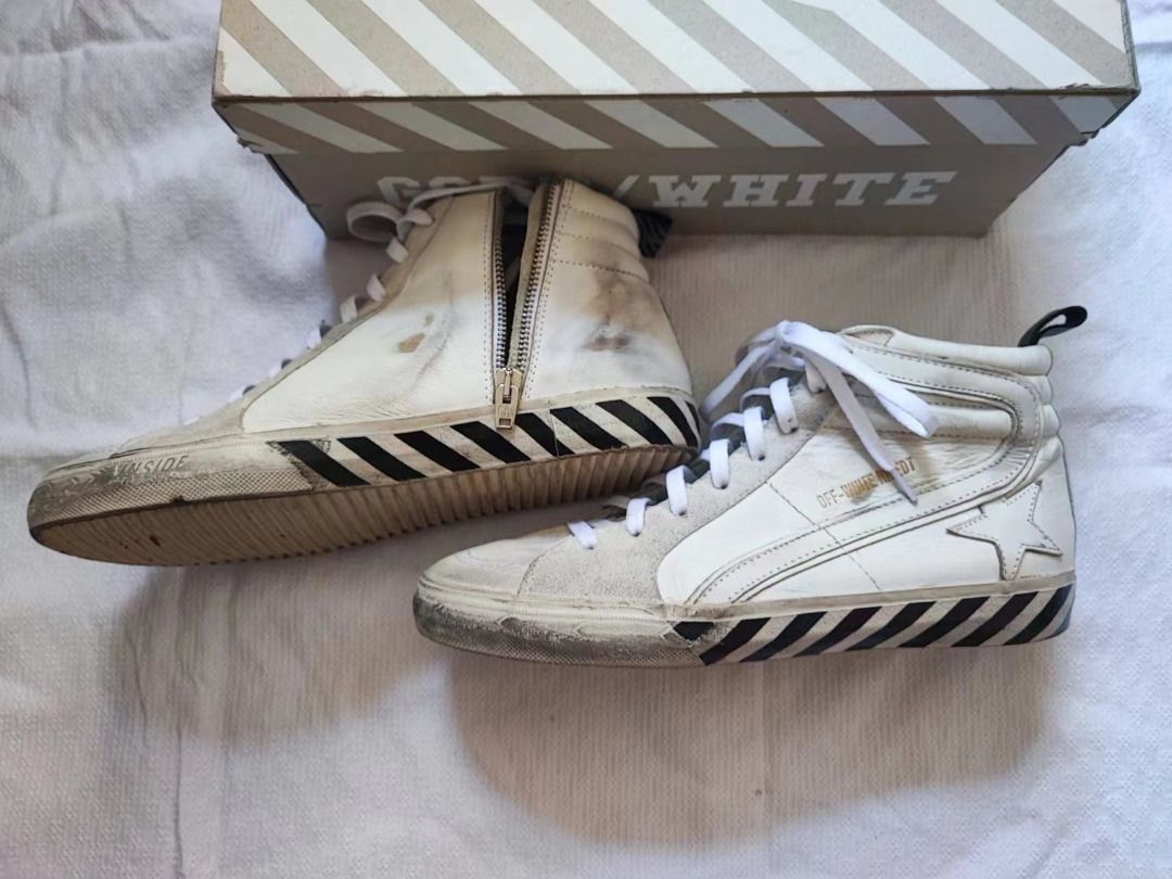 Golden goose x off white cheap
