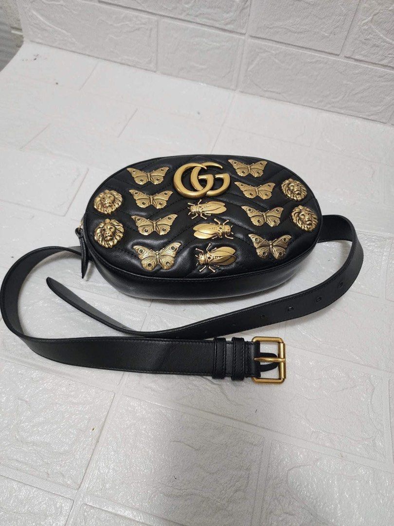Gucci animal studs belt bag deals