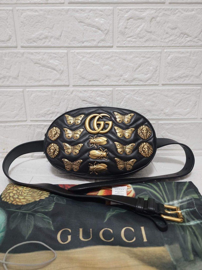 Gucci animal studs belt bag deals