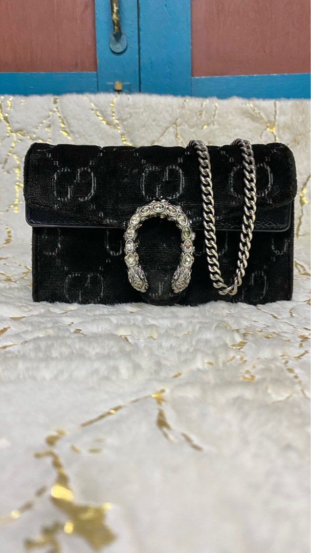GUCCI DYONISUS SUPER MINI VELVET CROSSBODY Luxury Bags Wallets