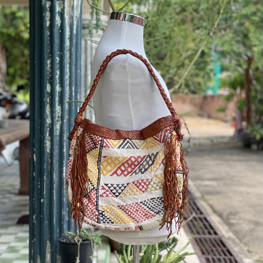 Handmade En Shalla Shoulder Bag Women s Fashion Bags Wallets
