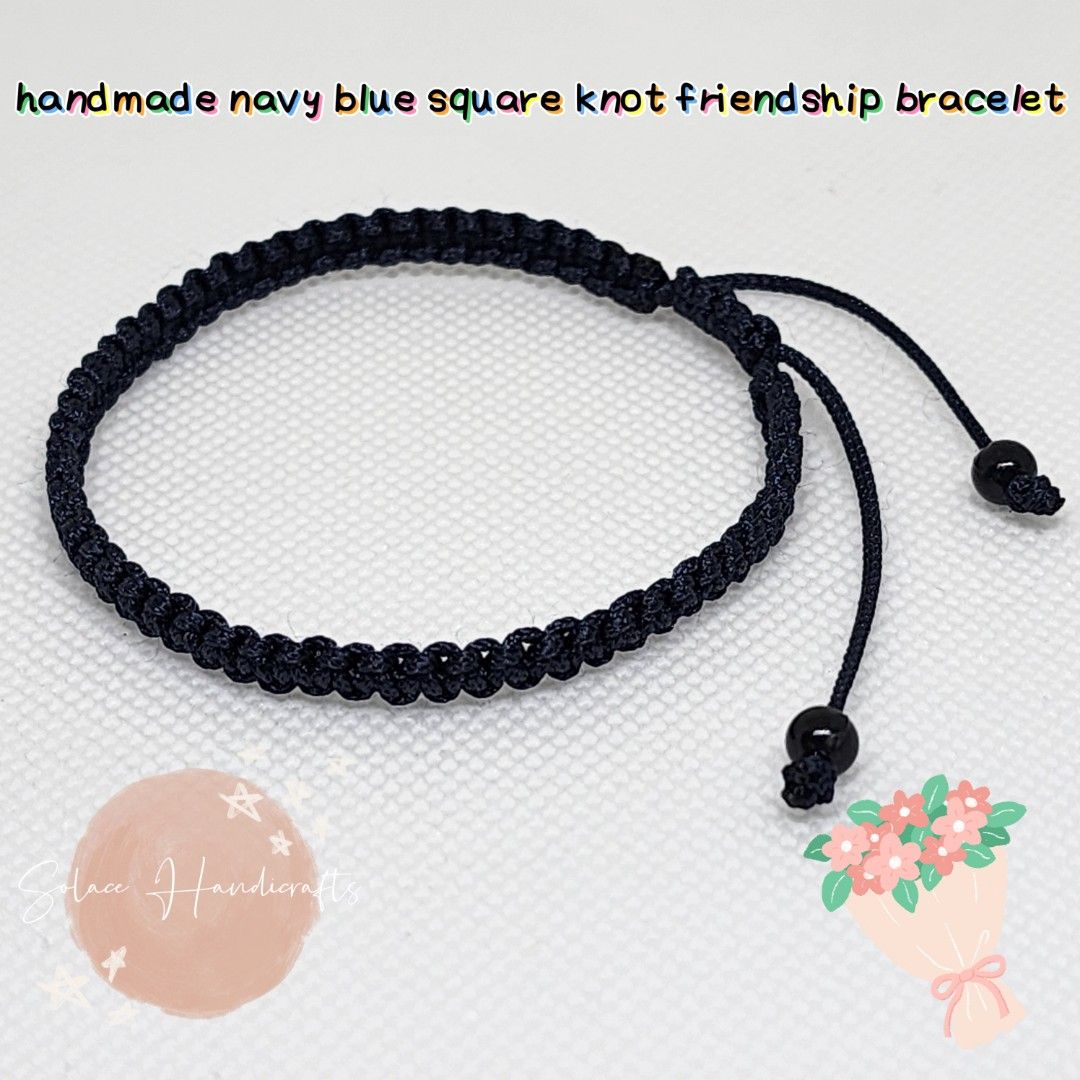 Friendship bracelet square knot clearance