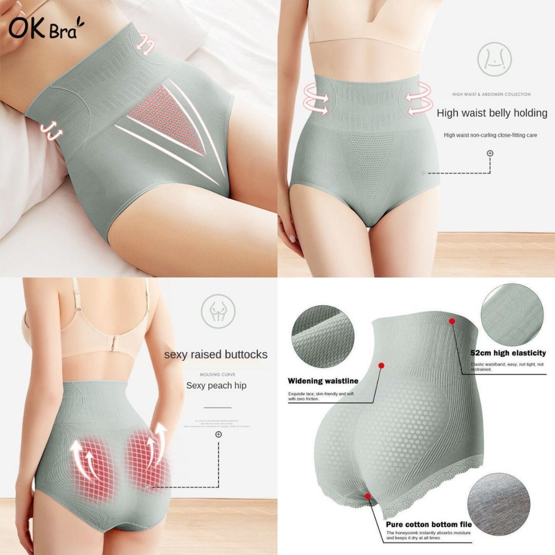 High Waist Shaping Panties Body Shaper Slimming Tummy Underwear Undies,  Women's Fashion, New Undergarments & Loungewear on Carousell