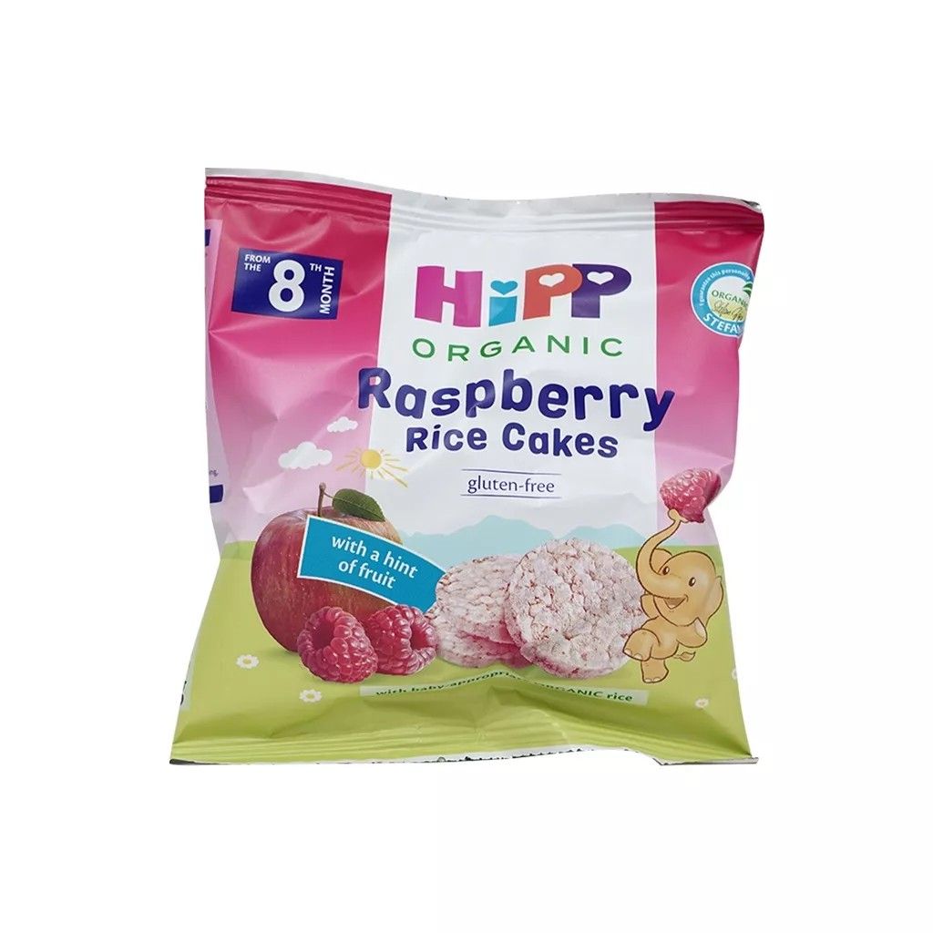 Happy Baby Happy Munchies Rice Cakes Apple - 1.41 Oz - Case Of 10 - Natural  Green Foods