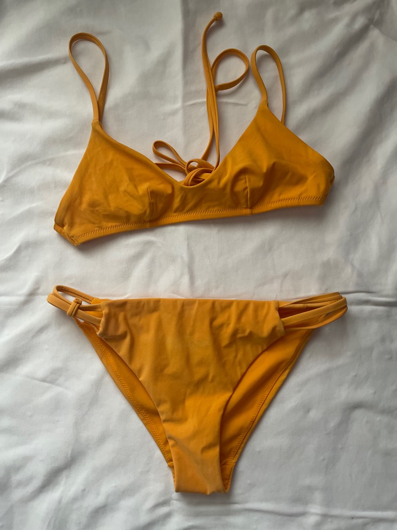 H&M bikini set 'tangerine' on Carousell