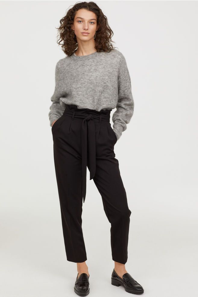 Paperbag sales pants h&m