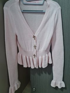 HONEY MI HONEY knitted pink cardigan