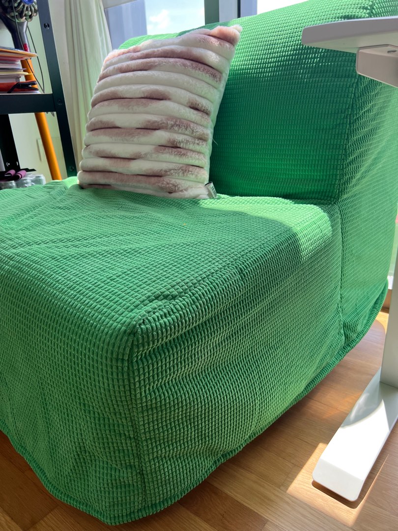 IKEA chair bed, including mattress and cover, Furniture & Home Living