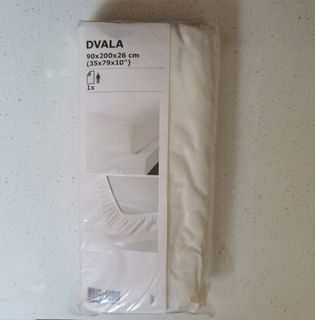 Ikea Dvala Single Bedsheet Fitted Bed linen OFFER PRICE