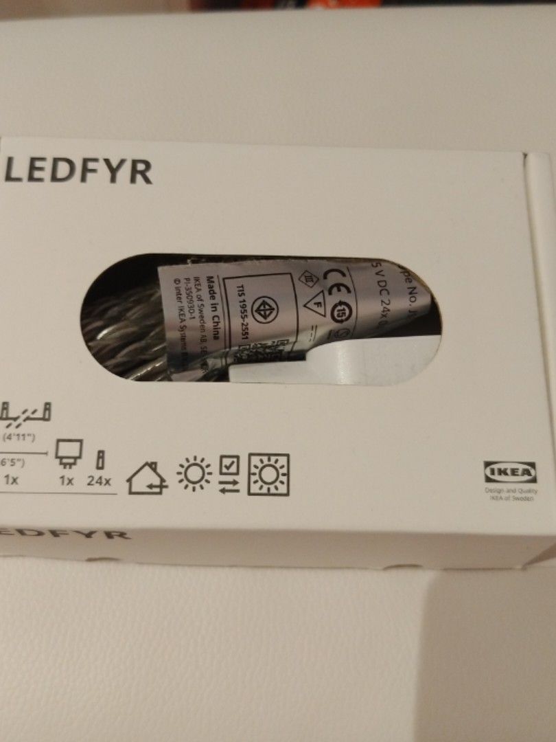 Ikea LEDFYR fairy lights, Furniture & Home Living, Lighting & Fans