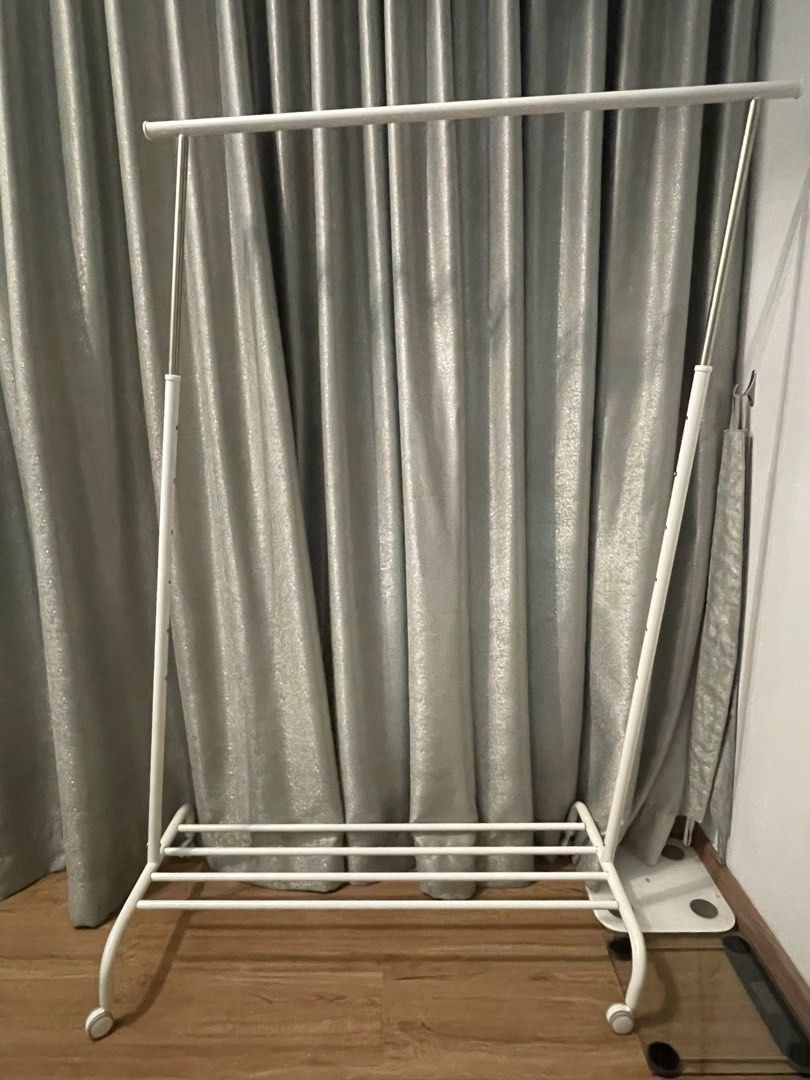 IKEA RIGGA CLOTHES RACK, Furniture & Home Living, Furniture, Shelves