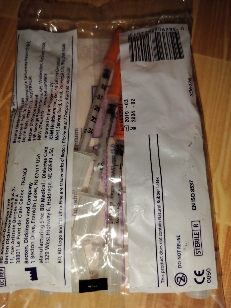 Insulin Syringe (Short needle) BD Ultra Fine II on Carousell Insulin Syringe (Short needle) BD Ultra Fine II on Carousell