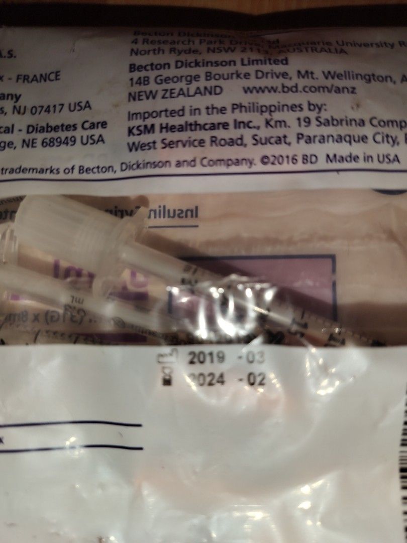 Insulin Syringe (Short needle) BD Ultra Fine II on Carousell Insulin Syringe (Short needle) BD Ultra Fine II on Carousell