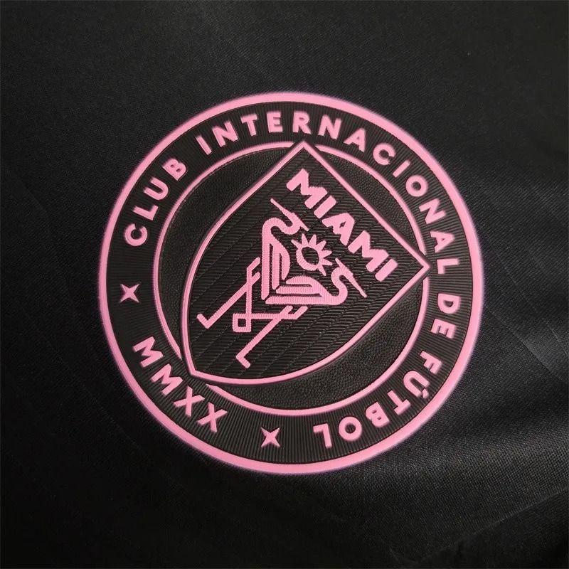 Inter Miami CF 2021 Adidas La Palma Authentic Away Soccer Jersey with Sponsor Logo - Black 2XL
