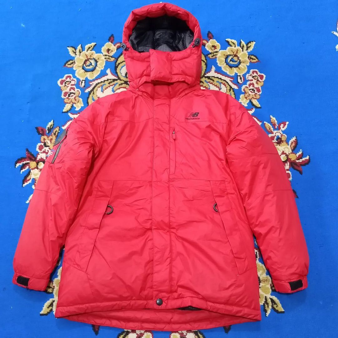 Jaket Outdoor new balance sz L bulu angsa bulang original