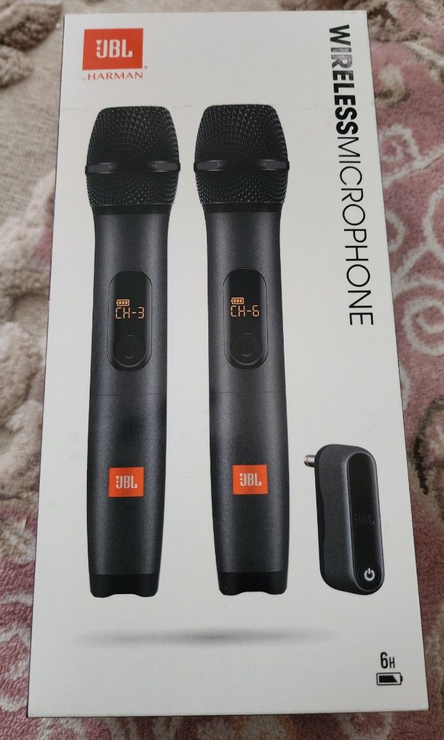 Jbl wireless microphone, Audio, Microphones on Carousell