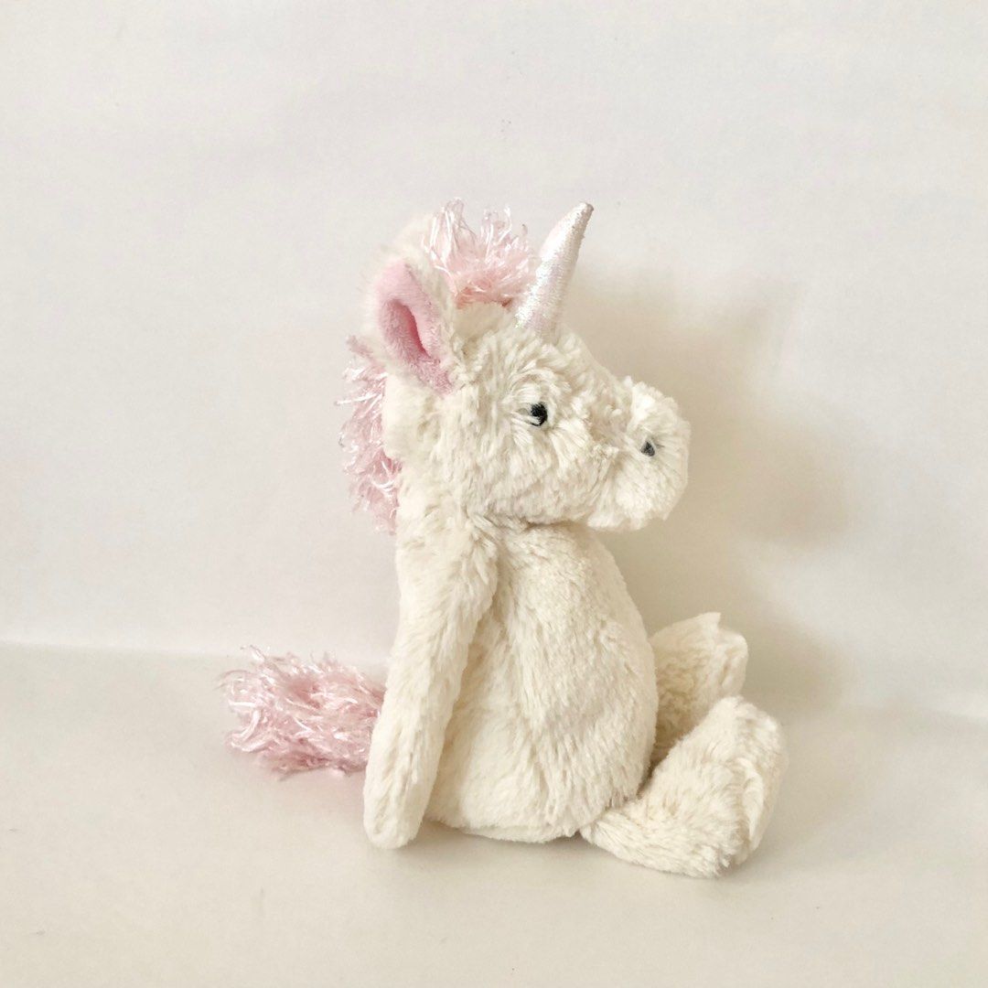 jellycat-bashful-unicorn-hobbies-toys-toys-games-on-carousell
