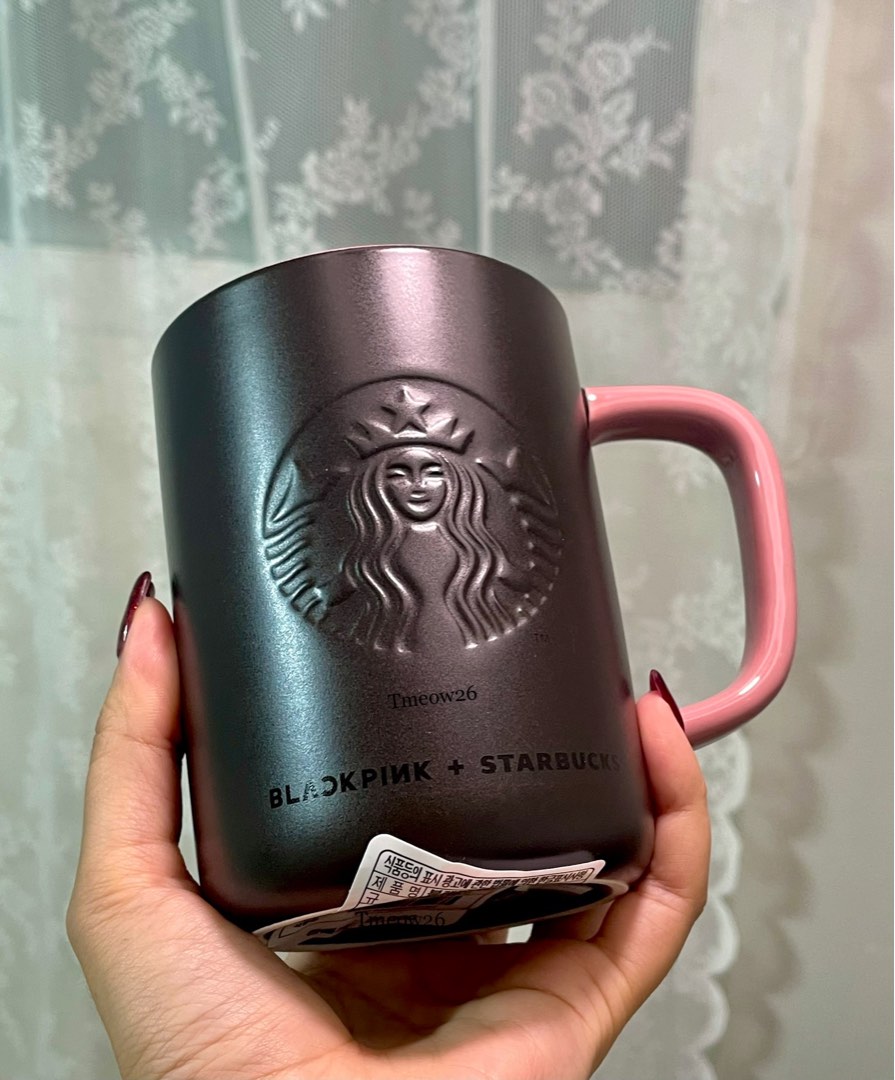 Jennie Starbucks Korea x Blackpink mug, Hobbies & Toys