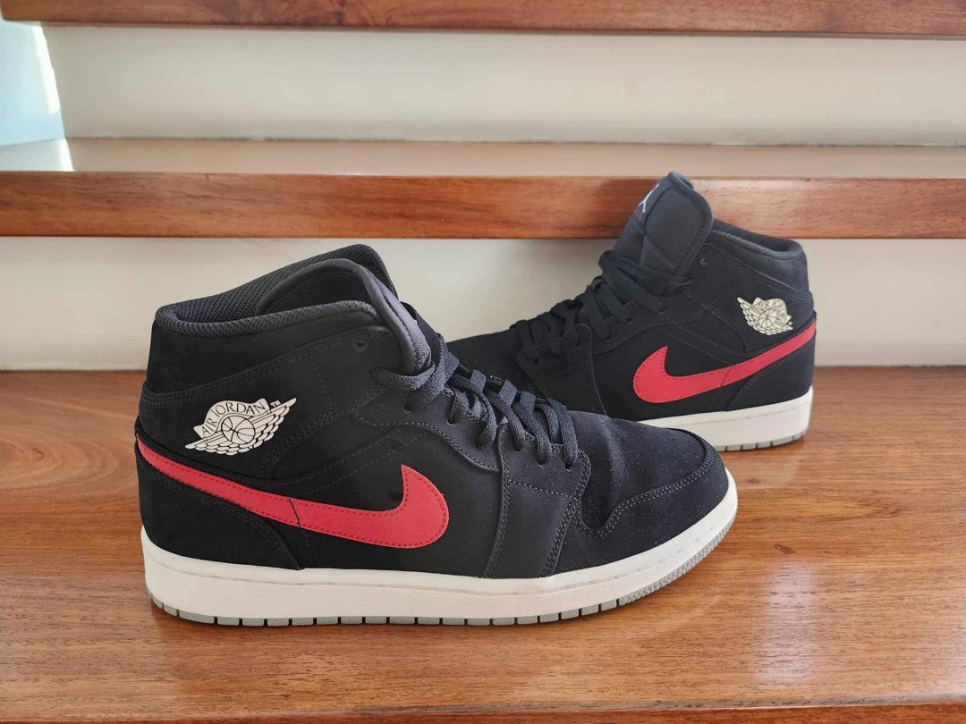Jordan 1 Mid Multicolor Swoosh Men s Fashion Footwear Sneakers