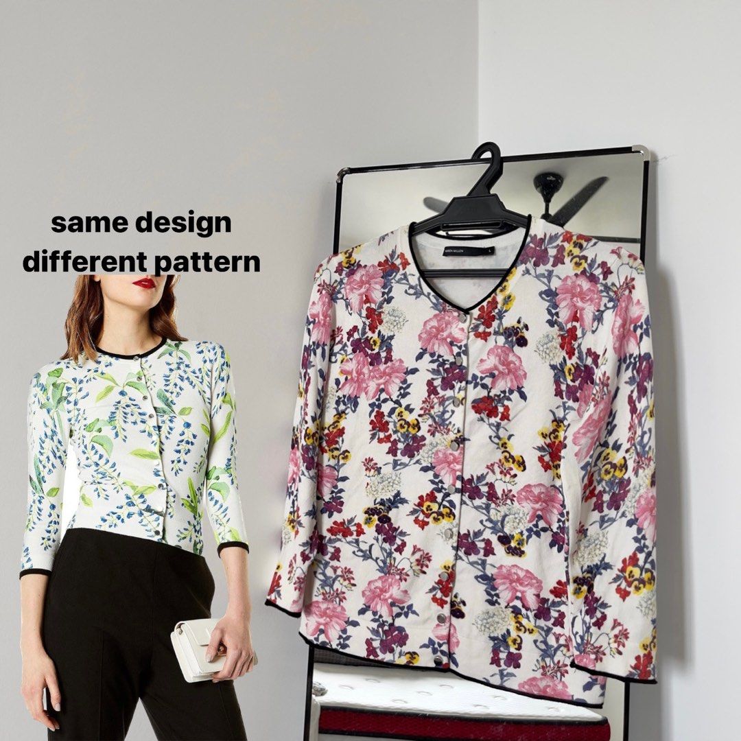 Karen millen floral print cardigan store
