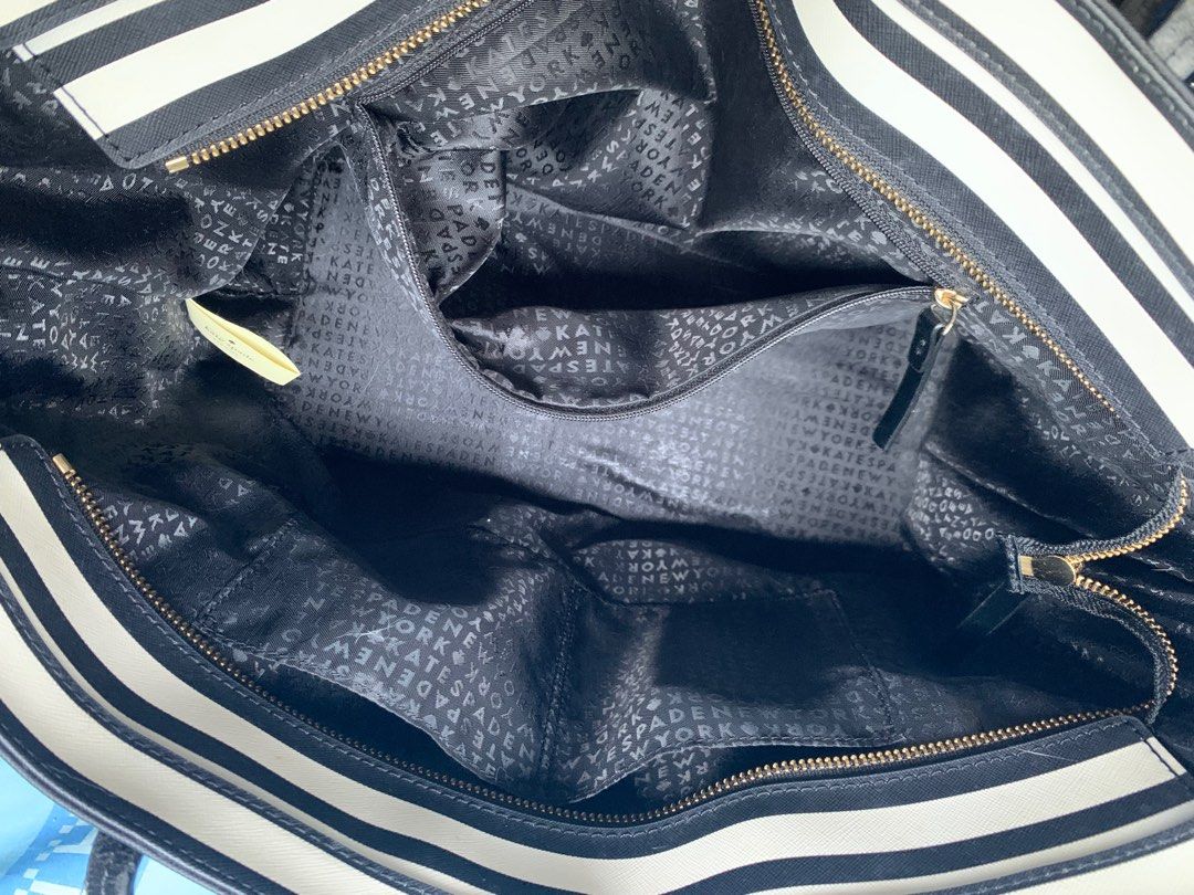 Kate Spade Blake Avenue Printed Margareta Bon Bon Stripe Tote