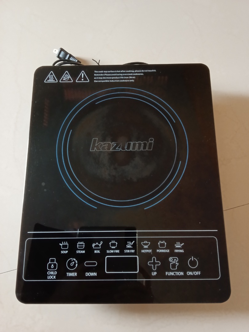 KAZUMI INDUCTION COOKER, TV & Home Appliances, Kitchen Appliances ...