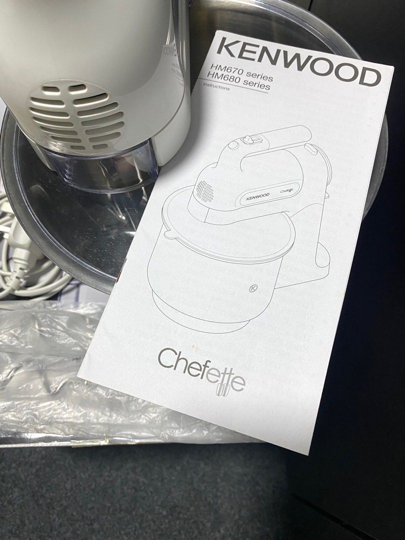 Kenwood Chefette Hand Mixer HM680 350W, TV & Home Appliances, Kitchen