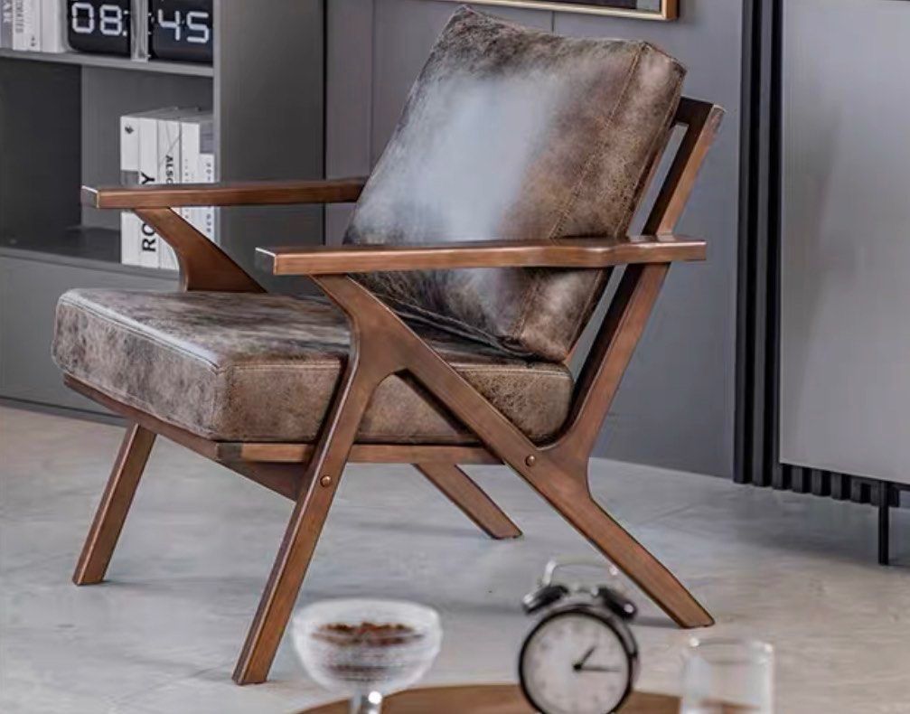 KIEL Solid Wood Armchair, Furniture & Home Living, Furniture, Chairs on