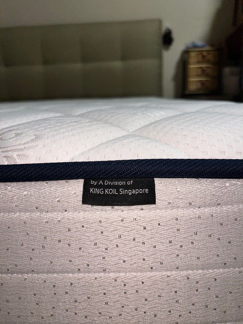 King Koil Mattress + Bed Frame, Furniture & Home Living, Furniture, Bed