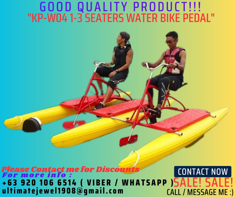 KPW04 13 SEATERS WATER BIKE Cheap Pedal Boats HydroBikes Water