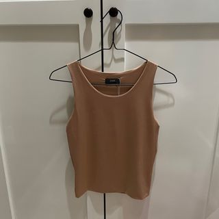 Kurve Tank Top Brown