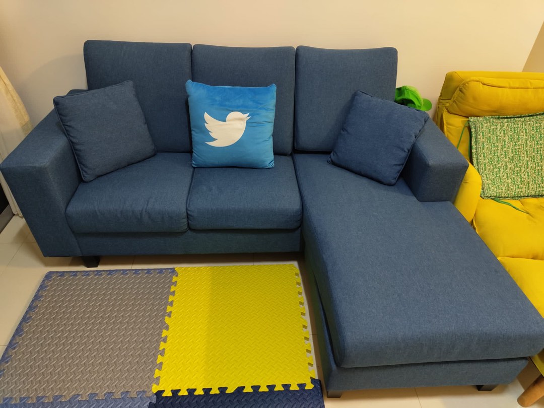 L Shape Sofa, Furniture & Home Living, Furniture, Sofas on Carousell