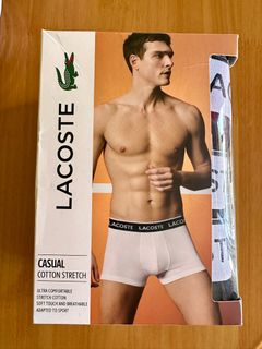 Lacoste underwear (3 pack) 三條裝 平腳裝深籃黑色64240587721858110