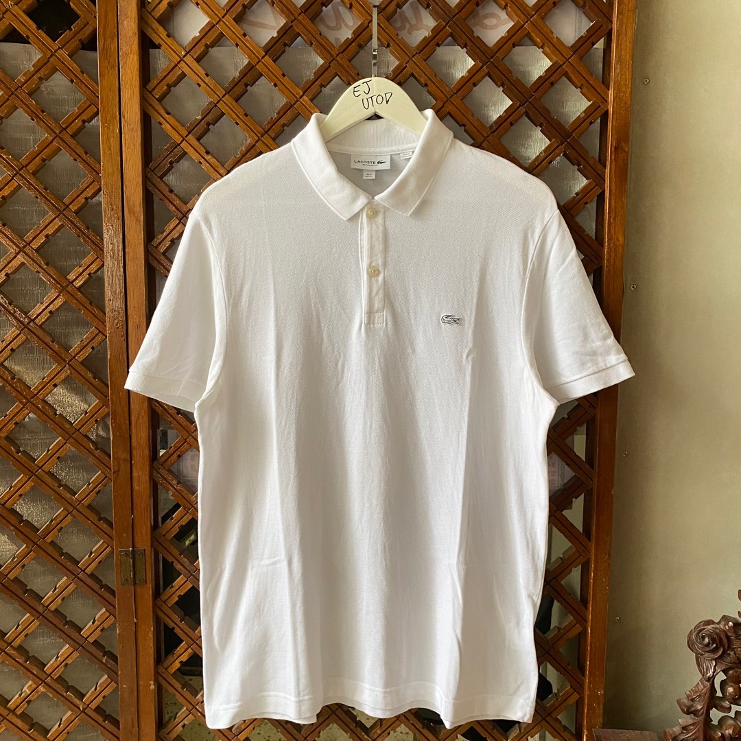 Lacoste store white crocodile