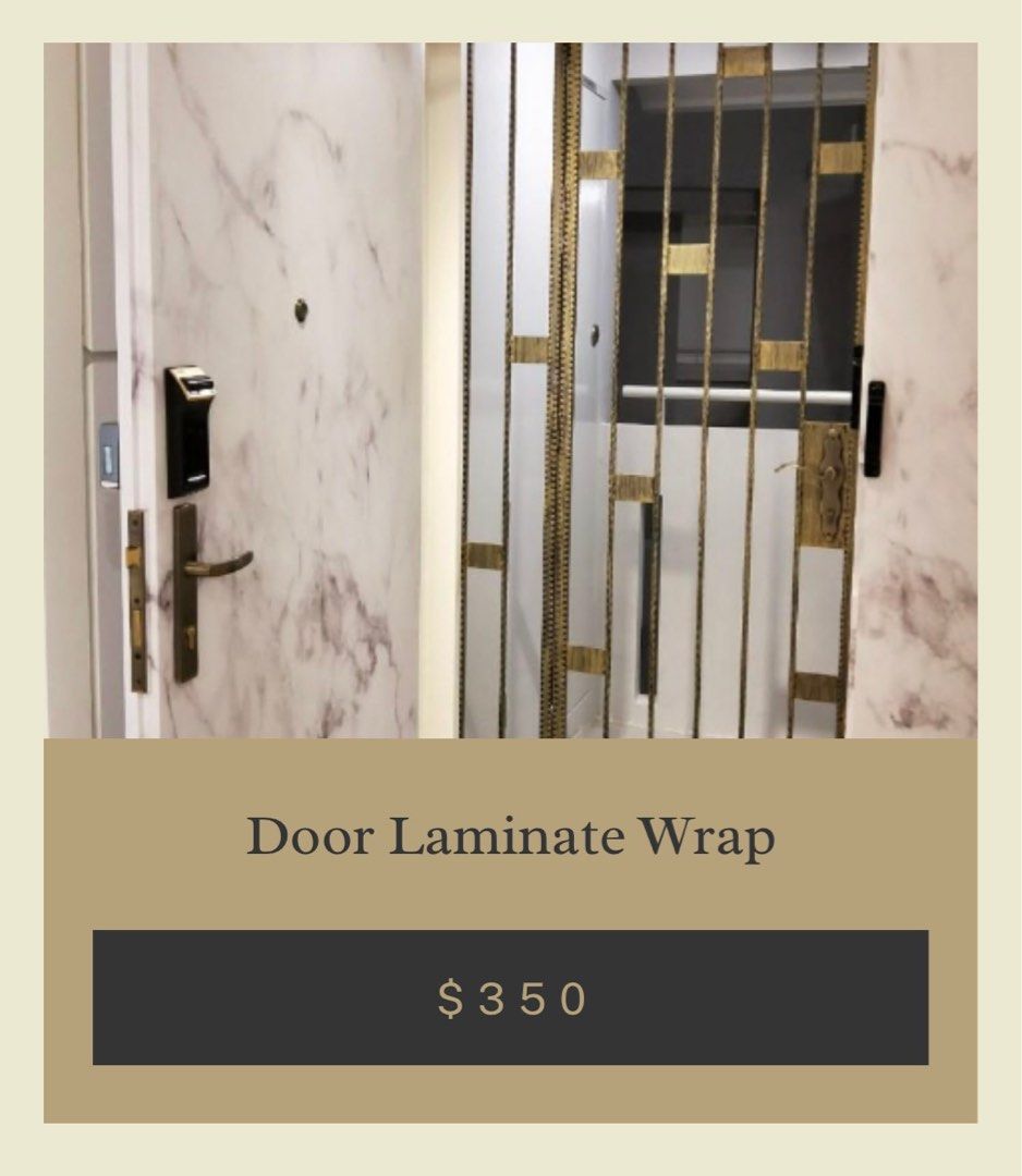 Laminate wrap Kitchen , Door, Home Services, Renovations, Painting