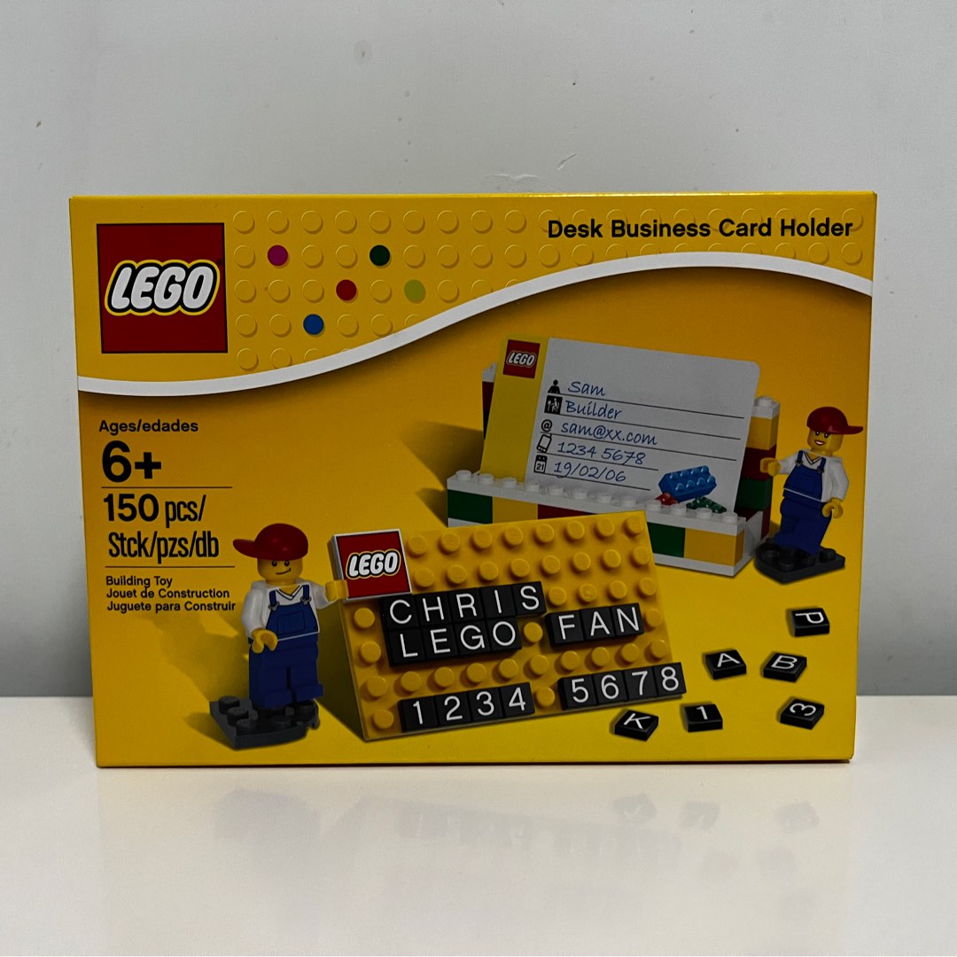 Lego 850425 Desk Business Card Holder 辦公枱卡片座, 興趣及遊戲