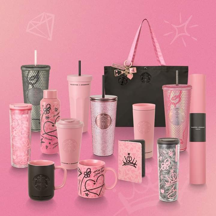 Lisa's pick- Rhinestone Tumbler/ Blackpink x Starbucks