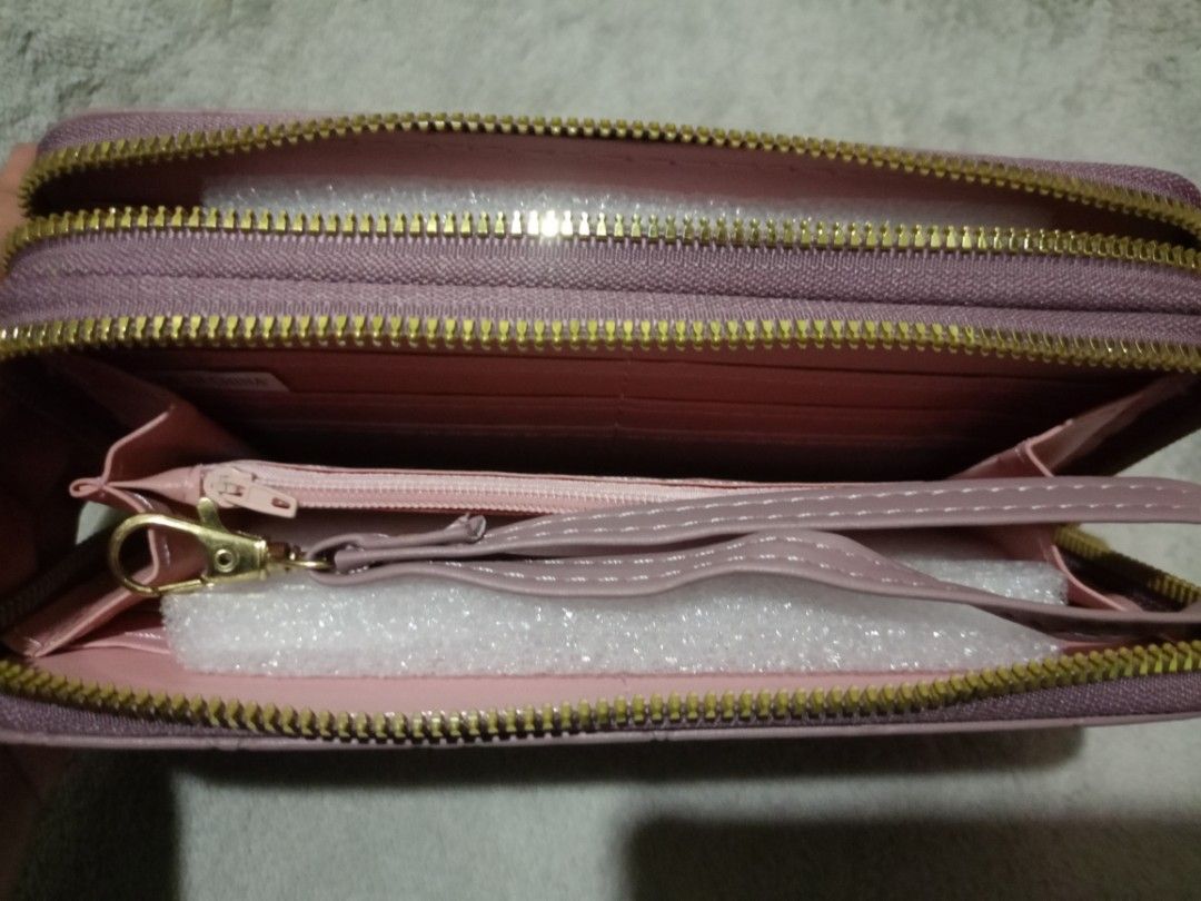 LV LONG PURSE PURPLE PASTEL NEW, Women's Fashion, Bags & Wallets, Purses &  Pouches on Carousell
