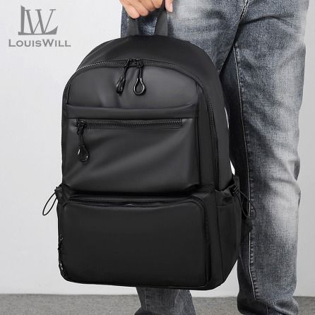 Fashion LouisWill Backpacks Men Laptop Waterproof Travel Bags