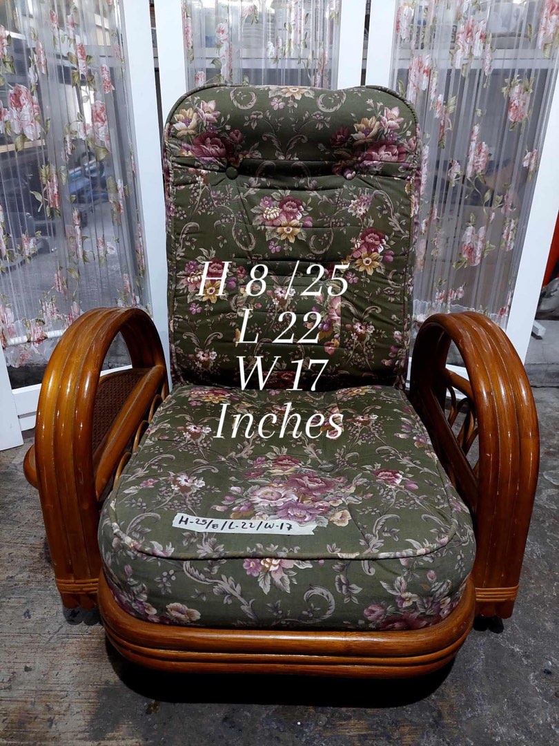 low type Reclining rattan chairs Japan surplus on Carousell