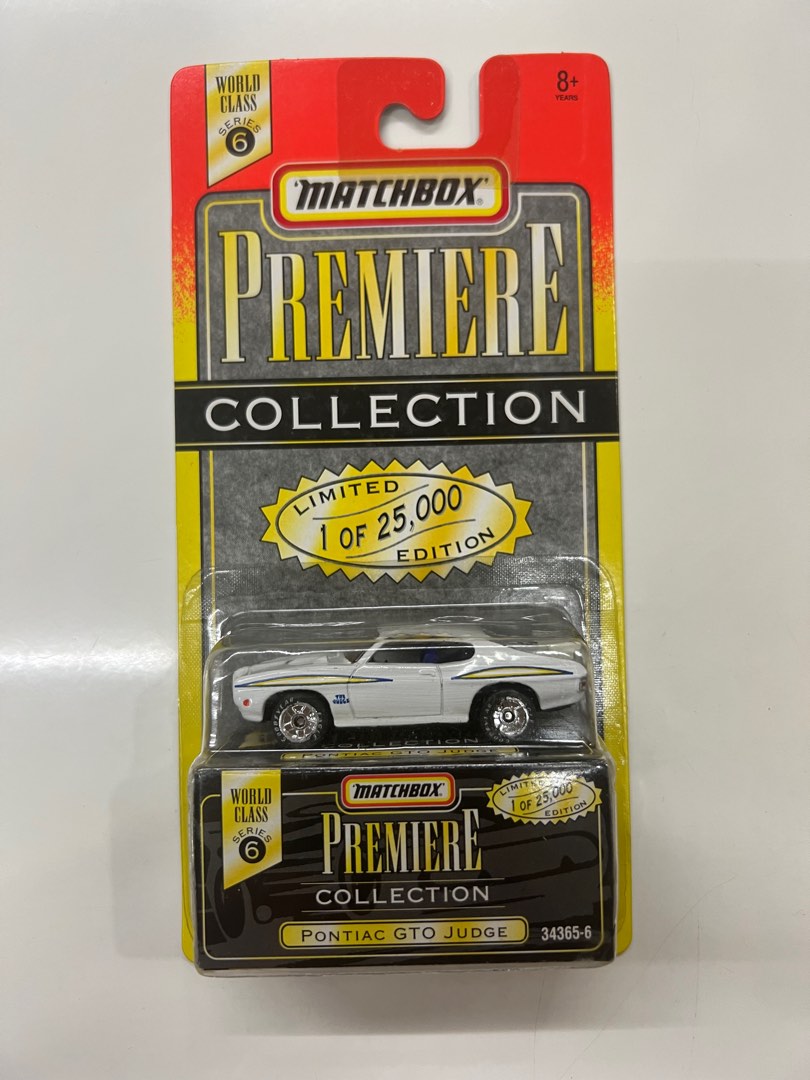 Matchbox Premiere Collection Limited Edition Pontiac GTO Judge (White